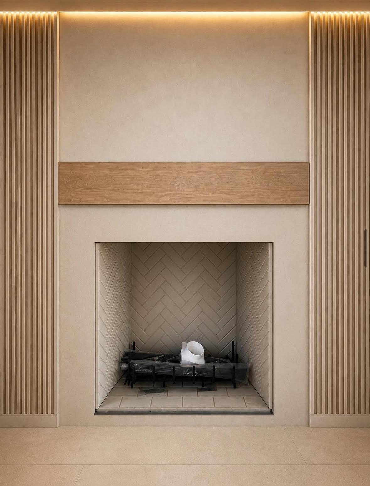 Wood-Burning Fireplaces installation by HeartsPRO